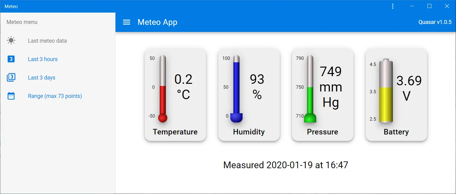 Meteo - Autonomous Outdoor Weather Station